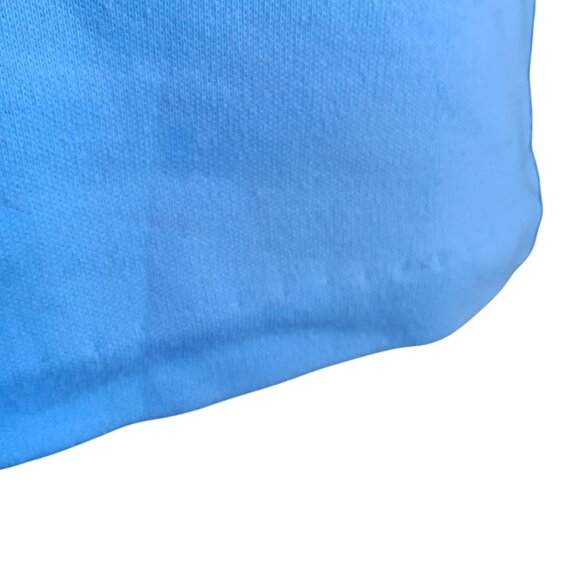 Small Vintage 80's T-Shirt Button Shoulder Top Cream Rolled Cuffs New Wave USA - Picture 3 of 7